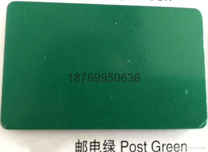 Post Green Color aluminum composite panel 4