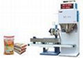 Semi Auto Rice Packaging Machine 5kg 20kg 50kg With Conveyor And Sewing Machine-