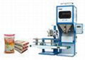 Granular Fertilizer Rice Packaging Machine , Net Weigh Bag Filling Equipment-2