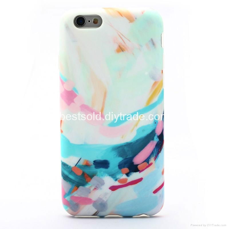 Custom Design IMD Phone Case Full Cover TPU Phone Case Wholesale - Oil Painting