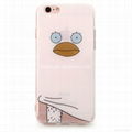 Cute Duck TPU Phone Case Wholesale IMD Soft Phone Case for iPhone 6 6s and Plus