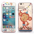 Cute Monkey 3D Full Coverage Curved Edge