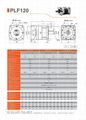 精密行星减速机 配伺服电机 步进电机 直流电机用 PLF120 3-1000比