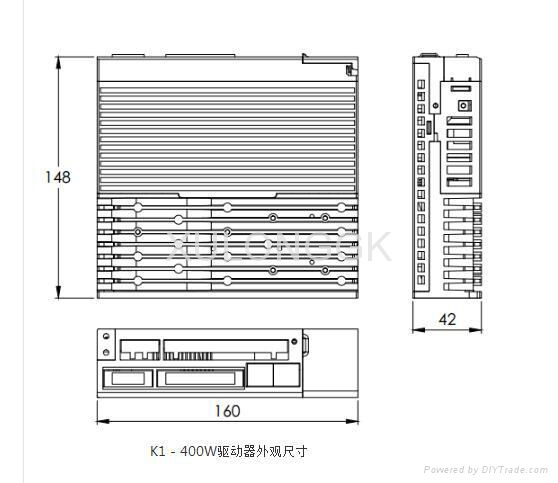 Servo driver External Dimension