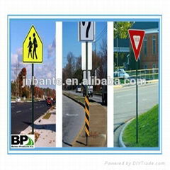 road control galvanized  U channel Posts