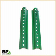 powder coated and  perforated U channel Posts