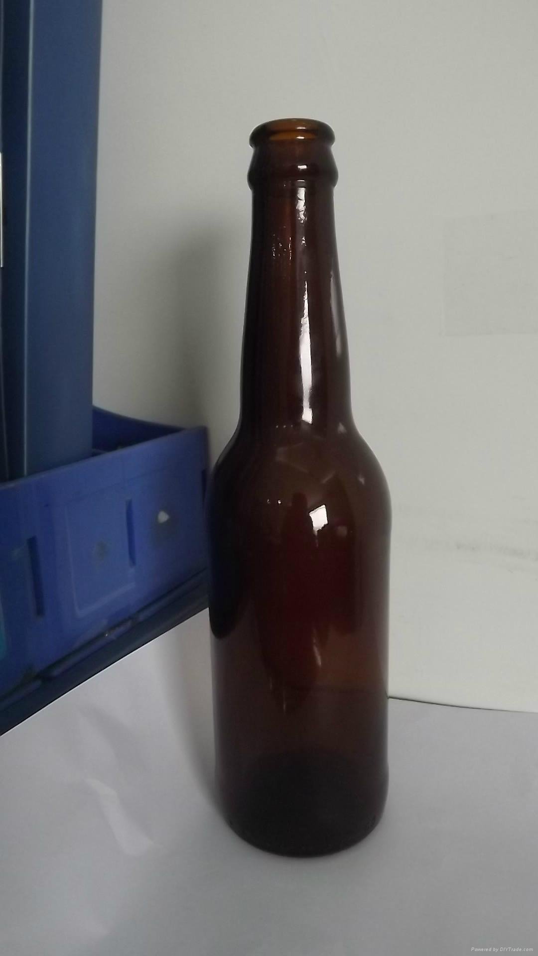 330ml amber beer bottle