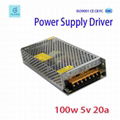 Factory direct sell DC 5V 20A power  supply for led lighting  1