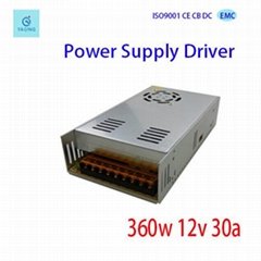Triple Output 350W Top Quality 12V 30A Led Power Supply