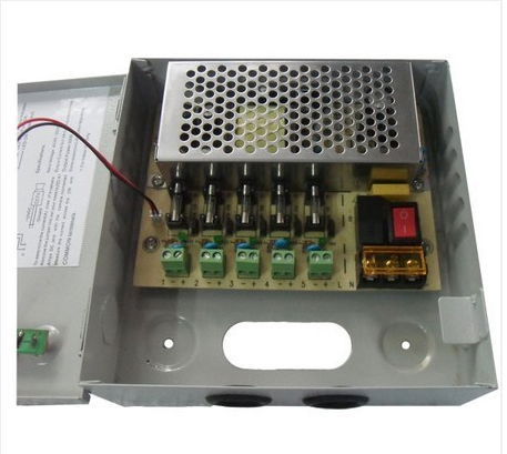 5 Channel CCTV Camera Power Supply Box DC 12V 5A Switching Power Supply