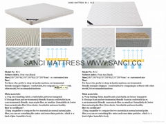 professional Mattresses series for solid wood bed RJ-01 RJ-02 