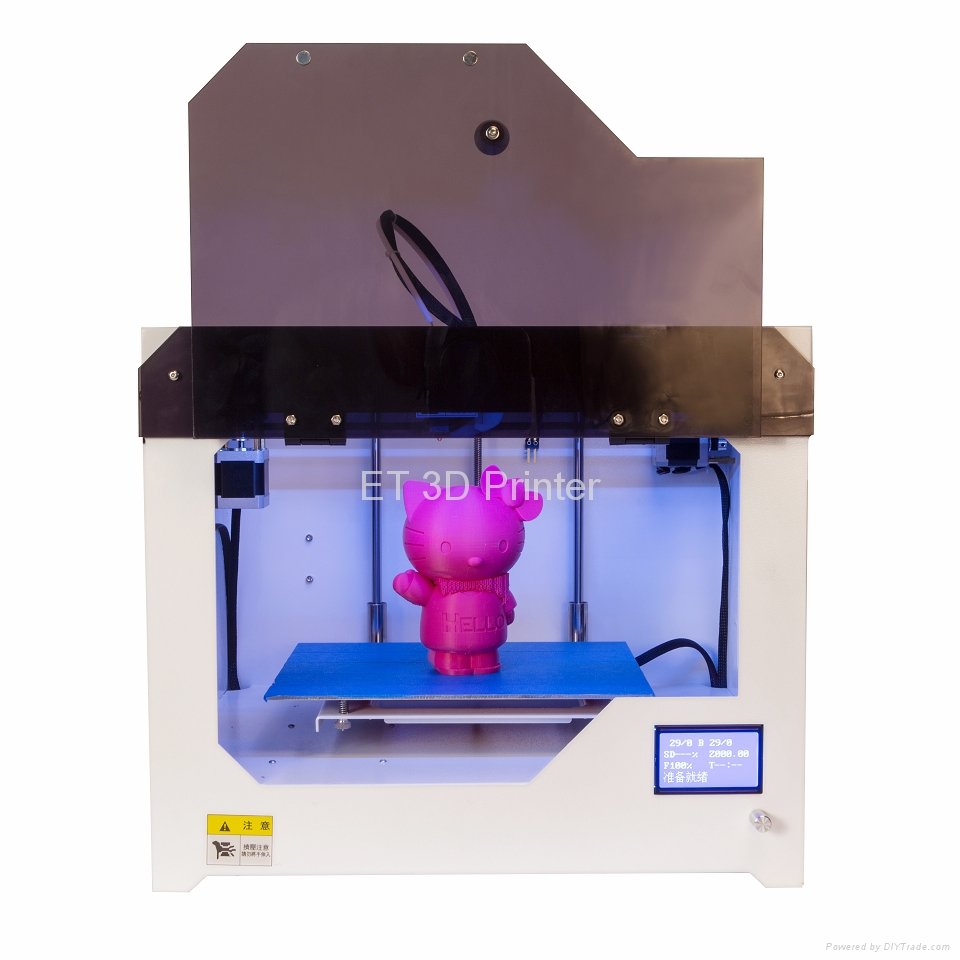 Manufacturer Personal Dual nozzles 3D Printer 200x200x230 mm 1KG Filament PLA 5