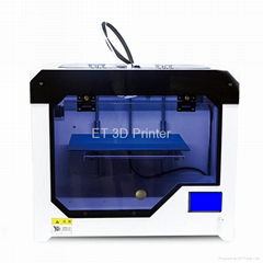 Dual Nozzles 3D Printer Metal 3D Printer with ABS & PLA Filament Desktop