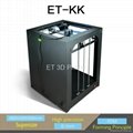 2016 Large Printing Size ET-KK 3D Printer 3KG Filament +Teaching Video 2