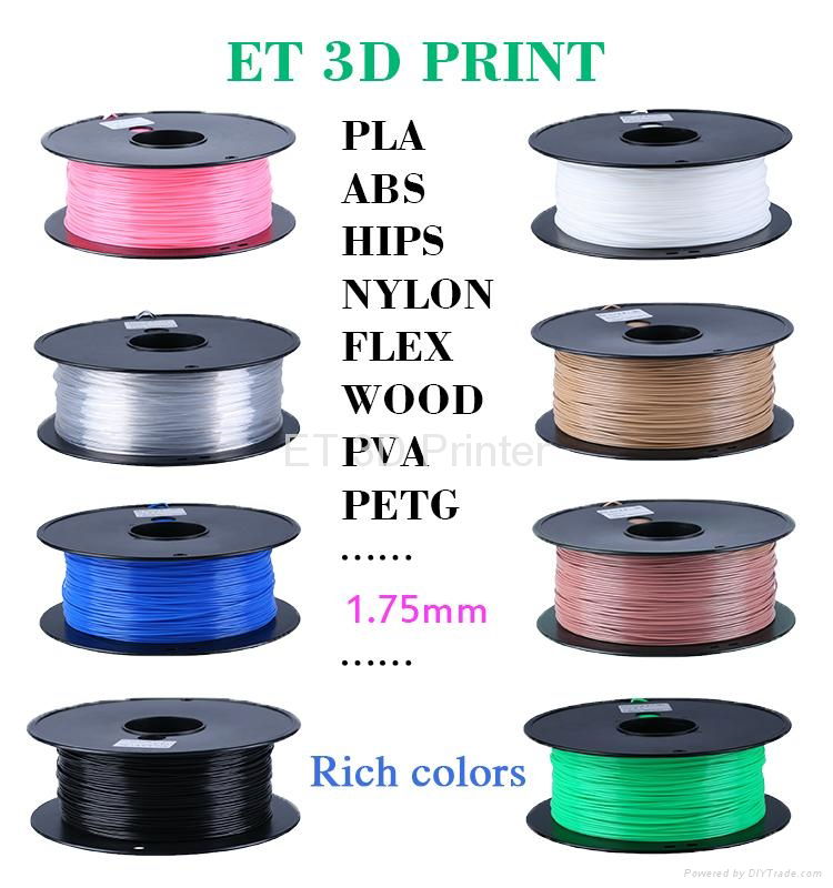 3D Printer Filament ABS 3.00mm Plastic Rubber Consumables Material Printing Supp 3