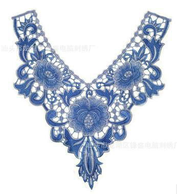 Handmade diy embroidery collar flowers clothing