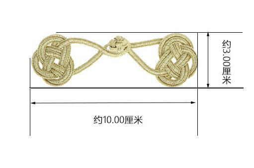 Handmade Gold button dress accessories wholesale jewelry 2