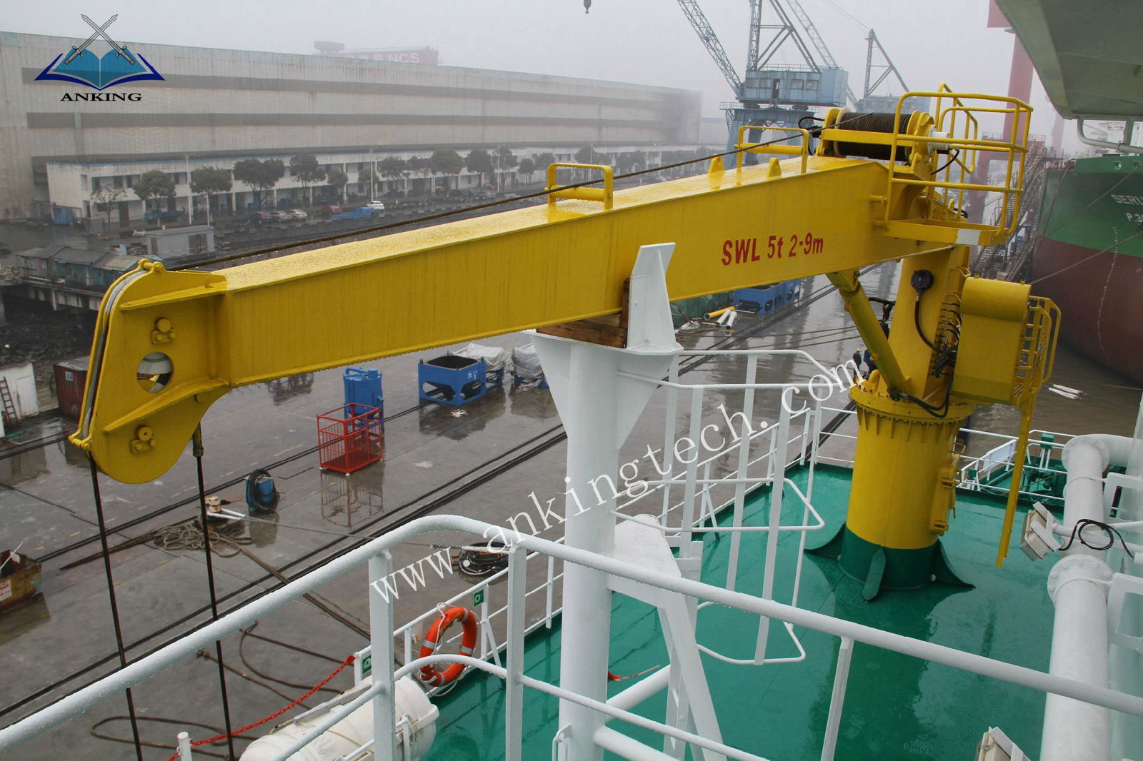 Hydraulic Fixed Boom Crane anking02 (China Manufacturer) Fishery