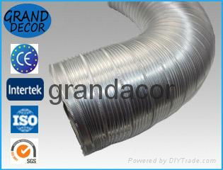 Flexible duct rigid duct insulated 3