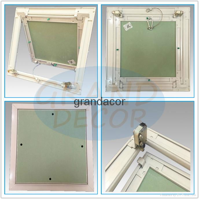 Ceiling aluminium access panel with plaster board  2