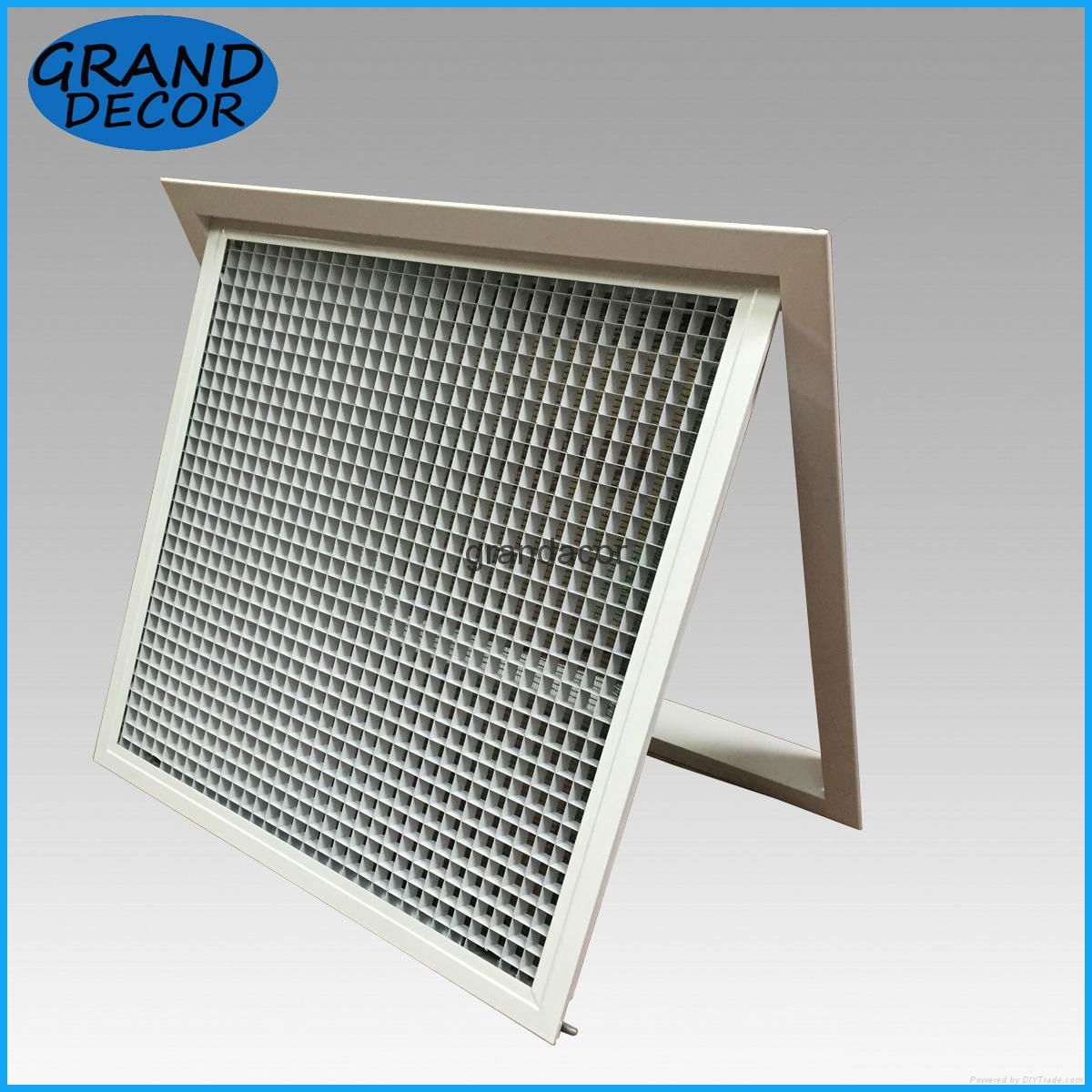 Eggrate aluminium air grille for air return  3