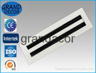 Aluminium liner slot air grille 