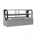 Square Shape Stainless Steel Cake Display Showcase Cabinet 2