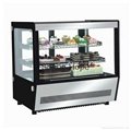 Square Shape Stainless Steel Cake Display Showcase Cabinet 3