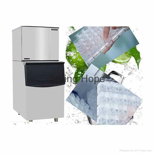 Large capacity 455kg ice maker ice making machine sqauare ice machine