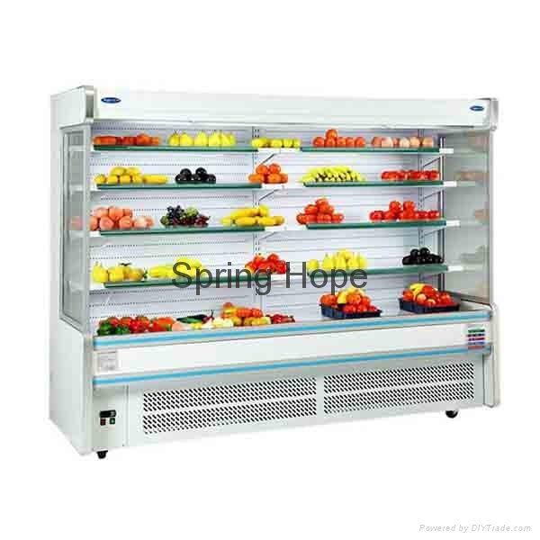 Air cooling supermarket fruit refrigerator beverage cooler 2
