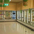 Auto-Defrost glass door supermarket