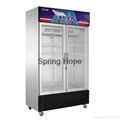 Single glass door beverage cooler beverage display refrigerator 2