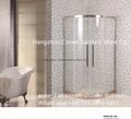 Hangzhou Crown bathroom stainless steel fame corner shower enclosures 2