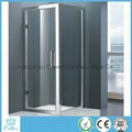 Crown high quality square bathroom chrome frame shower enclosures shower cubicle 1