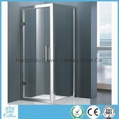Crown high quality square bathroom chrome frame shower enclosures shower cubicle