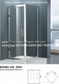 Crown high quality square bathroom chrome frame shower enclosures shower cubicle 2