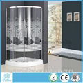 Crown corner bathroom portable shower enclosures easy to clean shower stalls