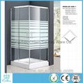 Crown free standing decorative sliding doors shower enclosure steam shower room