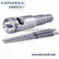 conical twin screw barrel for PVC 3