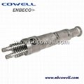 conical twin screw barrel for PVC 4