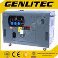 Air cooled V-Twin cylinder 10kva/8kw diesel generator