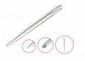 Silver Manual Tattoo pen for 3D Eyebrow Embroidery