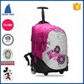 Waterproof Kids trolley school bag BSCI/SEDEX audit Factory 2