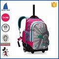 Waterproof Kids trolley school bag BSCI/SEDEX audit Factory 4