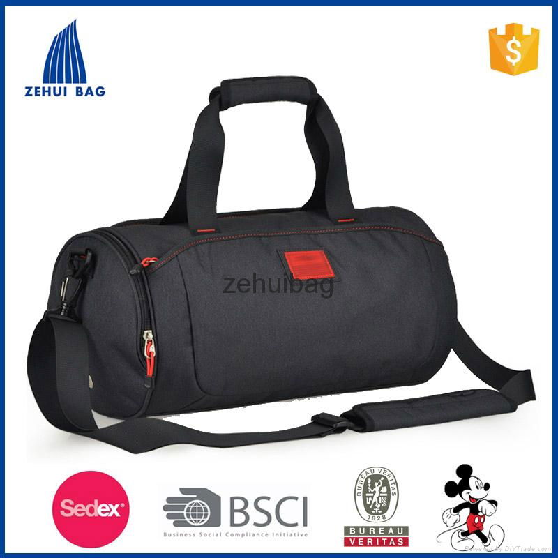 2016 waterproof fashion cylinder gym bag sport bag weekend 2