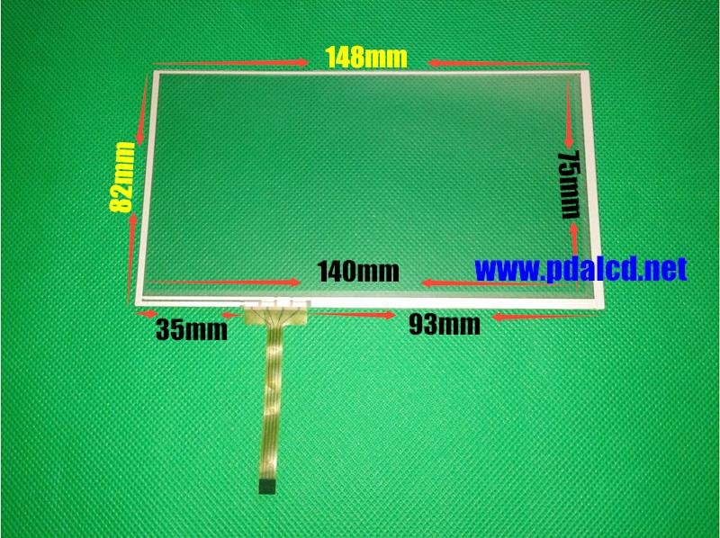 Original 6.1 inch 6.2 inch 148mm*82mm 149*83mm 4 wire Resistive Touch screen dig