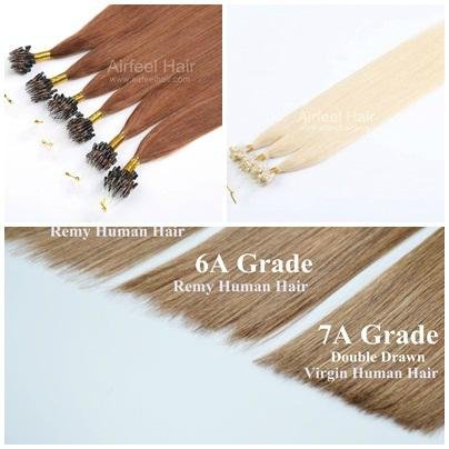 6A Double Drawn Brazilian Remy Hair Micro Loop Hair Extension, 100g, 20 inches 2