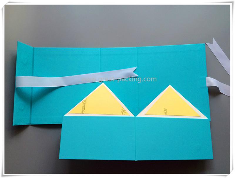 cosmetic foldable magnet ribbon box 2