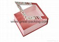 foldable PVC window gift box