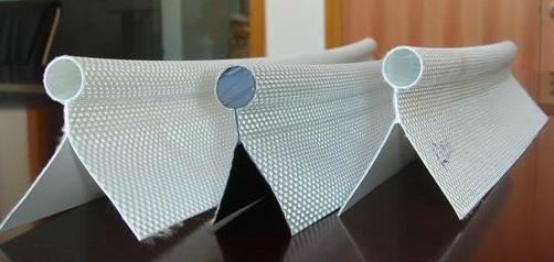 China Made Panama Fabric Keder 500g/1000g Coated PVC Banner with Kader  3